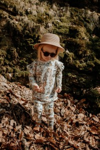 Zestaw dresowy dziewczęcy - cute safari girl ( getry + bluzka )