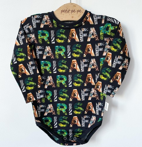 Body dziecięce - safari letters.jpg