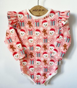 Body z dresówki - Christmas Snowman