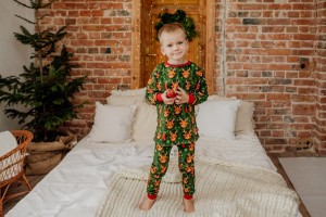 Piżamka dziecięca - Świąteczne Reniferki