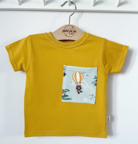 Koszulka dziecięca z kieszonką - flying friends.jpg