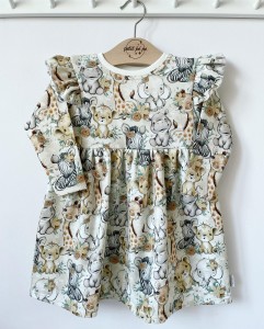 Sukienka z dresówki - cute safari girl 