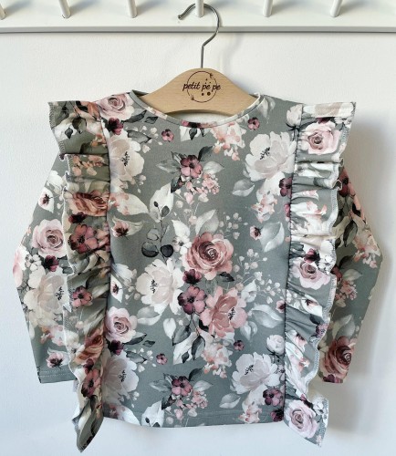 BLuza dziecięca - białe róże.jpg