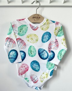 Body z cienkiej dzianiny jersey - Easter Egg
