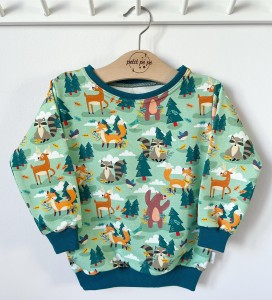Bluza dresowa - zielony las