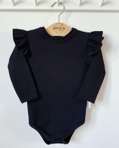 Body z dresówki - klasyczna czerń