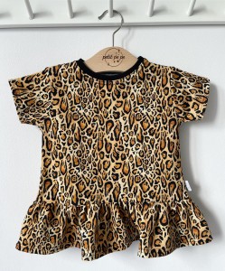 Bluzeczka z baskinką - panterka