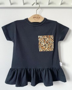 Bluzeczka z baskinką z kieszonką