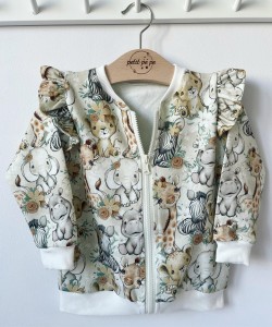 Bluza dresowa na zamek - cute safari girl