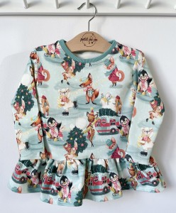 Bluzeczka z baskinką - Christmas Magic