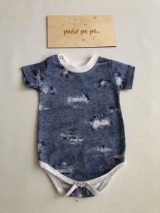 Body z cienkiej dzianiny  jersey -  a'la jeans