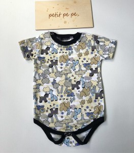 Body z cienkiej dzianiny jersey - wesołe zwierzątka