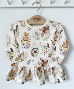 Bluzeczka z baskinką - wesołe zwierzątka