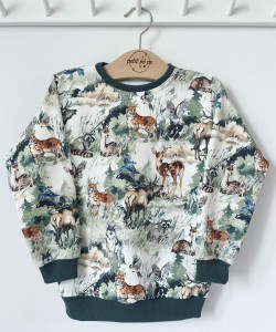 Bluza dresowa - malowane zwierzątka