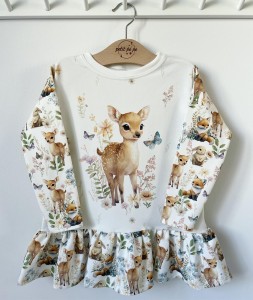 Bluzeczka z baskinką - słodkie zwierzątka