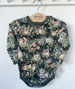 Body z dresówki  - Leśny zagajnik