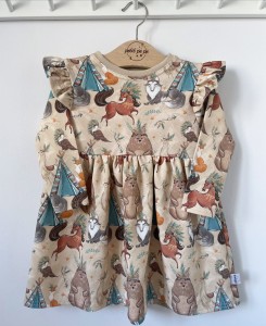 Sukienka z dresówki - Boho style