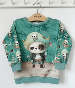 Bluza dresowa z panelem - Piraci