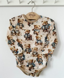 Body z dresówki - Teddy bear
