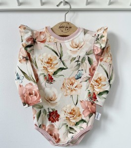 Body z dresówki  -  Pastel flowers