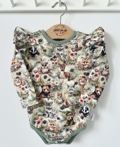 Body z dresówki - Wiosna w lesie