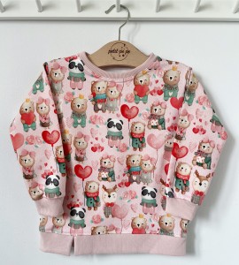 Bluza dresowa z rozcięciem - For you