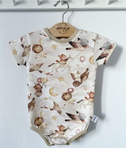Body z cienkiej dzianiny jersey lux - Boho baby