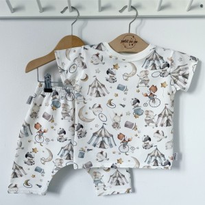 Zestaw dziecięcy spodenki+ bluzka jersey lux  - Circus