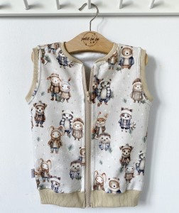 Kamizelka dresowa na zamek - Leśne otulacze