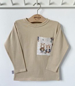 Koszulka jersey z kieszonką - Leśne otulacze