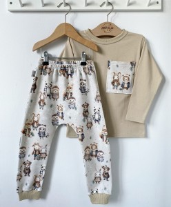 Zestaw spodnie + koszulka - Leśne otulacze