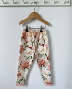 Getry dresowe - Pastel flowers