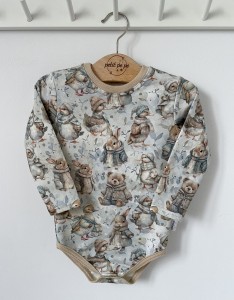 Body z dresówki  - Zimowa aura