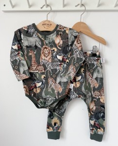 Zestaw dziecięcy - spodenki + body Jungle