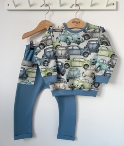 Zestaw dresowy spodnie + bluza - Motofan blue