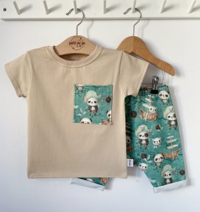 Zestaw spodnie + koszulka - Piraci