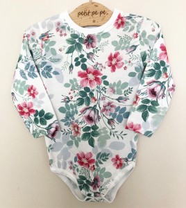 Body z cienkiej dzianiny jersey - barwinek
