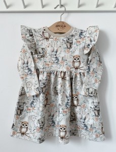 Sukienka z dresówki - Mini animals