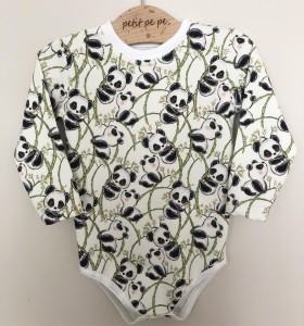 Body z dresówki - pandy