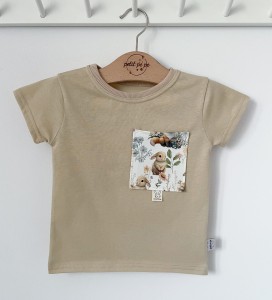 Koszulka jersey z kieszonką - Słodkie zwierzątka