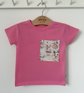 Koszulka jersey z kieszonką - Króliczek tutu