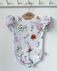 Body z cienkiej dzianiny jersey - Łąka