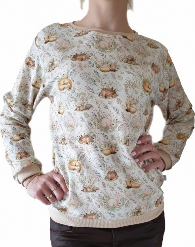 Bluza damska - śpiące zwierzątka