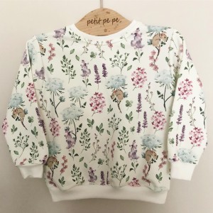 Bluza dresowa - polne kwiaty