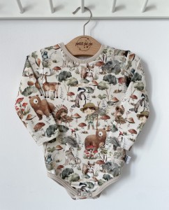 Body z dresówki  - Jesienny gaj