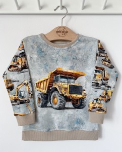 Bluza dresowa z panelem - Plac budowy