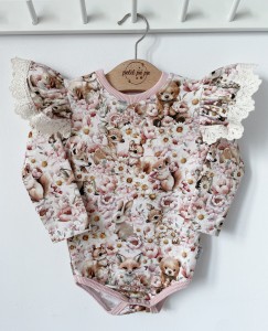 Body z dresówki  - Bajeczny ogród