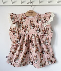 Sukienka z dresówki - Wiewióreczka