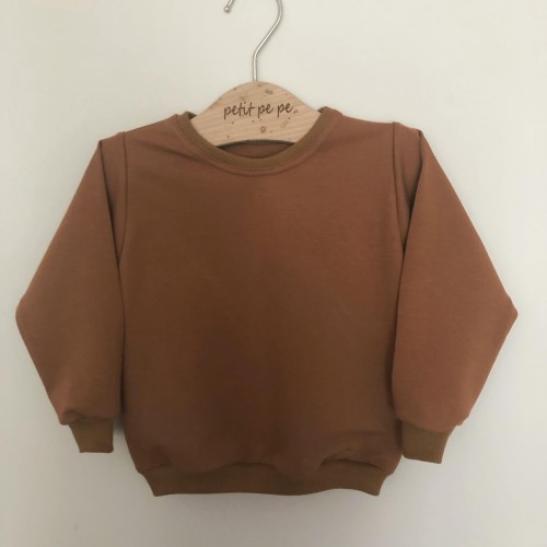 bluza dresowa dziecięca - brązowa.jpg