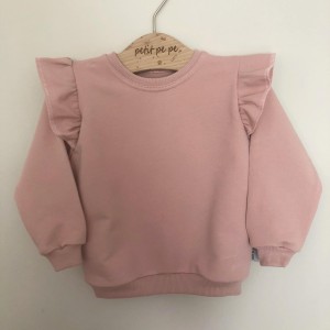 Bluza dresowa - pudrowy róż